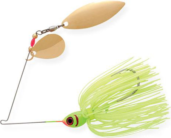 BOOYAH Blade Spinnerbait - Tandem - 1/2 oz. - Chartreuse