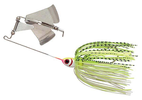 BOOYAH Buzz Blade Buzzbait - 1/2 oz - Pearl White/Chartreuse Shad