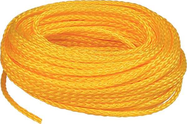 50013140 50 ft. Nylon Braid Rope in Yellow