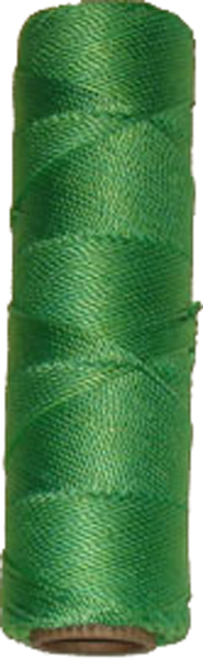 Twisted Nylon Braid Twine 1 lbs Trotline Decoy Line in Green - Size 18