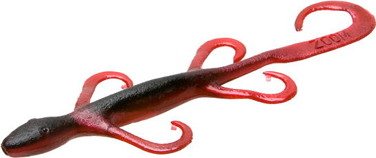 6 in. Lizard Bait in Red Shad - Pack of 9