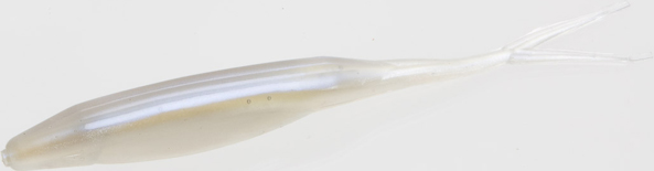 5 in. Salty Super Fluke in Albino