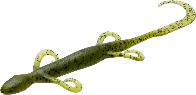8 in. Magnum Lizard Carolina Rig Bait in Watermelon Seed