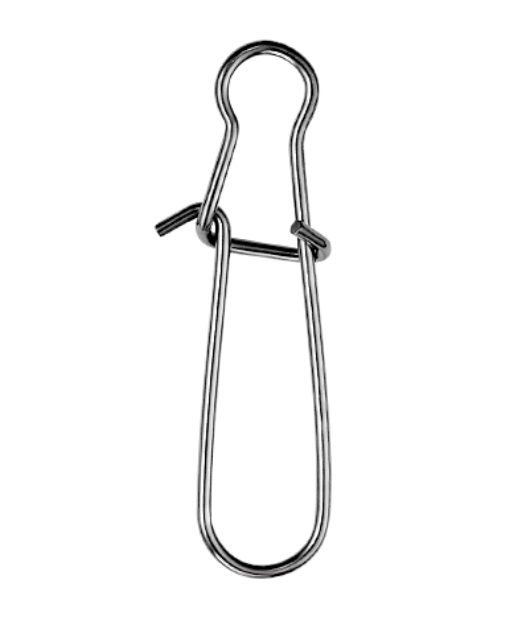 40 lbs Duo Lock Snap Fishing Lure, Black - Size 1