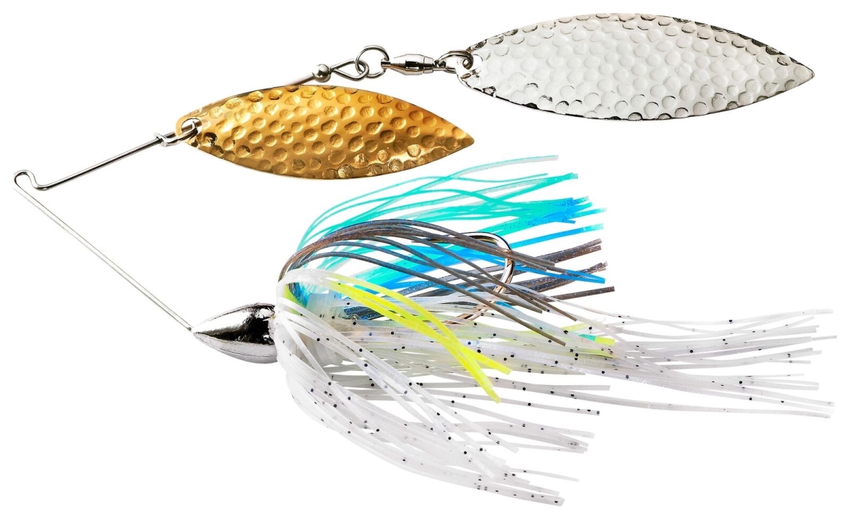 War Eagle Double Willow Spinnerbait - 3/8 oz. - Nickel Frame - Sexxy Shad