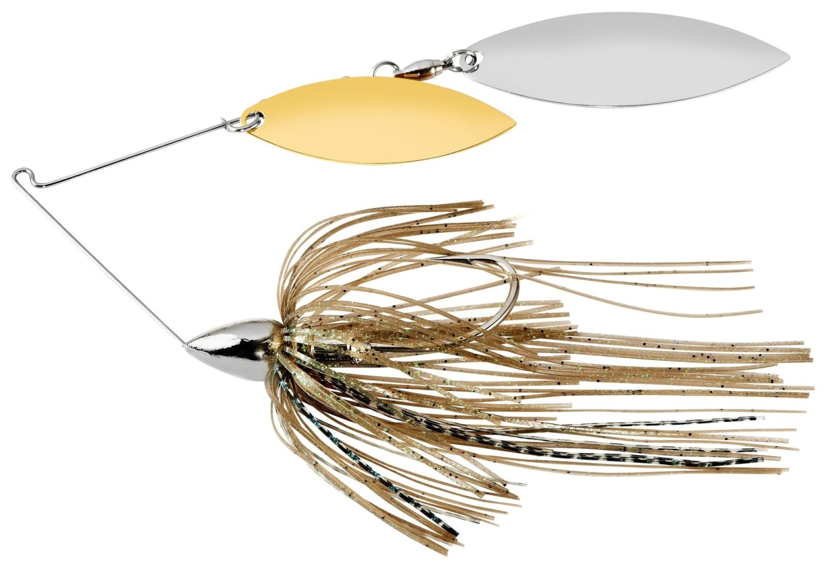 War Eagle Double Willow Spinnerbait - 1/2 oz. - Nickel Frame - Mouse