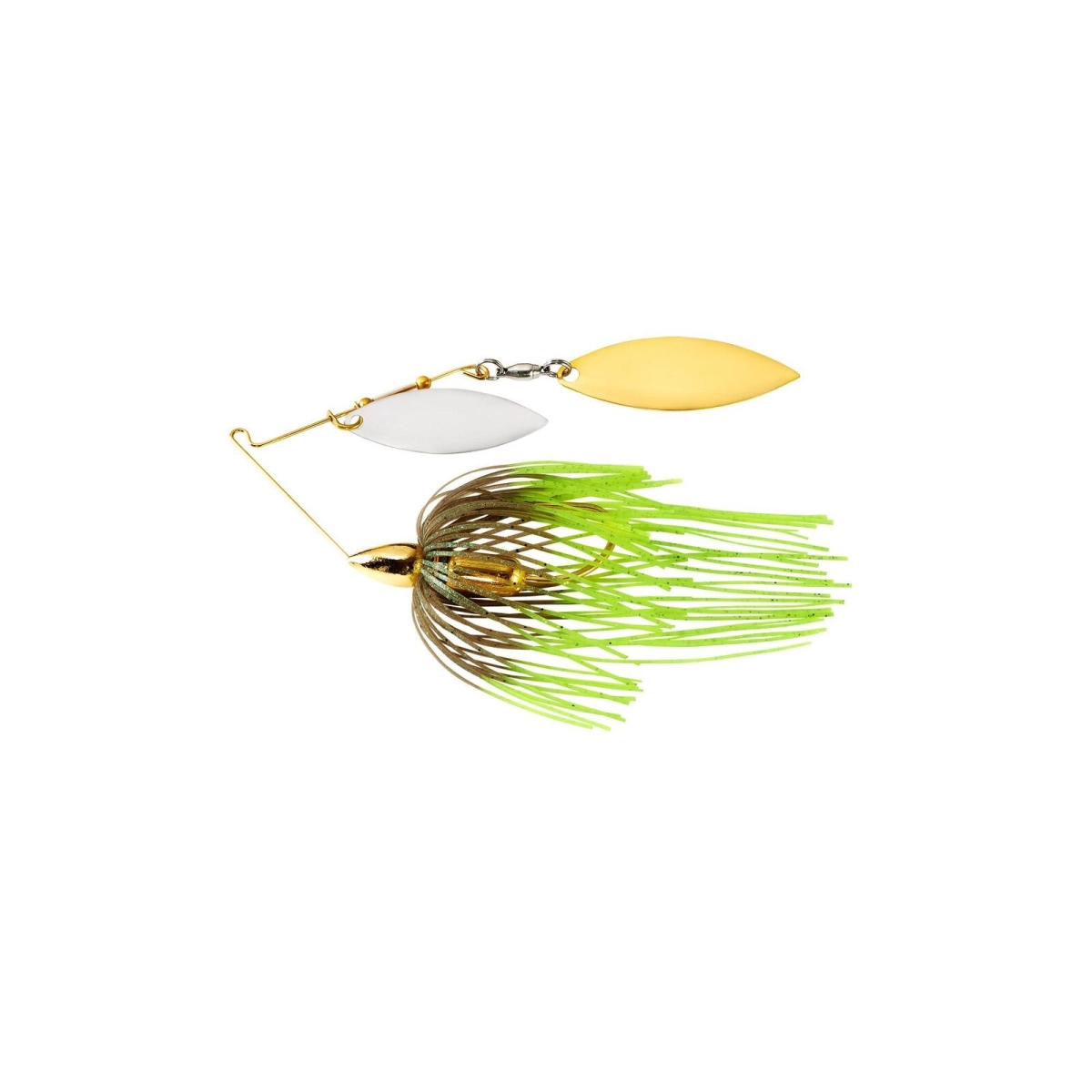 WE12SEGW12 12 oz Screamin Eagle Gold Frame Double Willow Spinnerbait Fishing Lure, Hot Mouse
