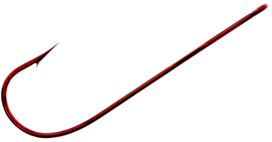 Aberdeen Red Fishing Hook - Pack of 50