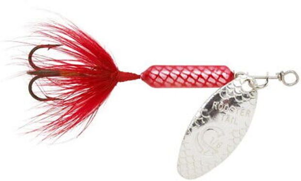 212-R 0.25 oz Red Rooster Tail Fishing Lure
