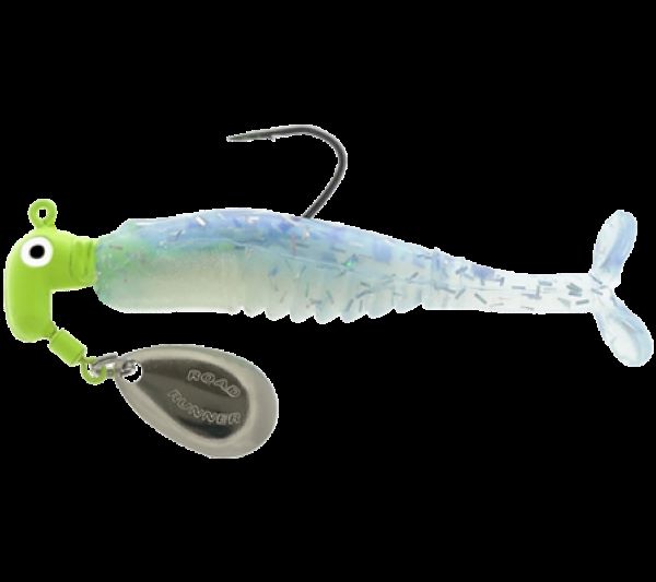 0.12 oz Crappie X-Tractor 2-0 Hook Fishing Lure, Blue Ice