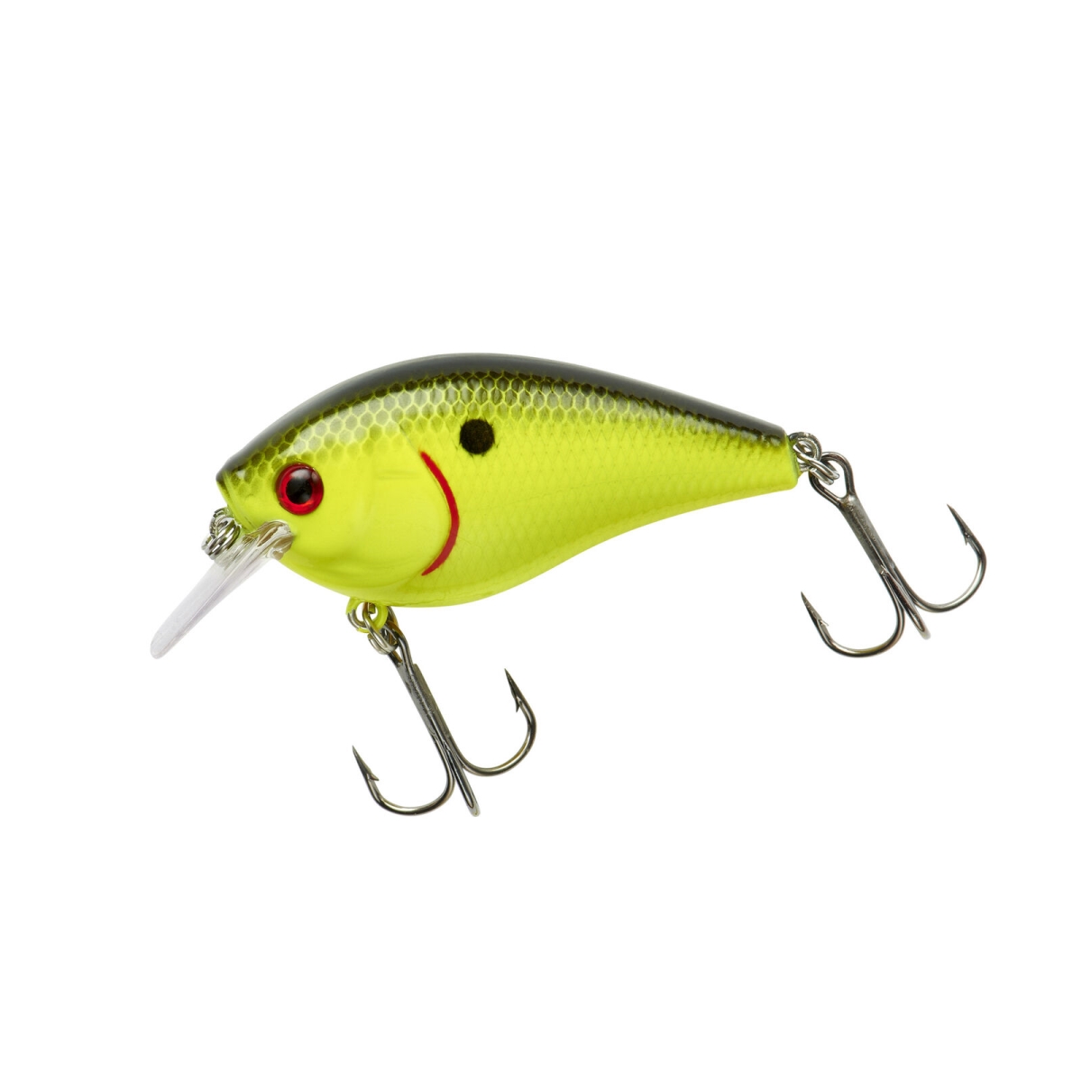 BOOYAH XCS Squarebill Crankbait  - 2-5/16″ - Black Chartreuse