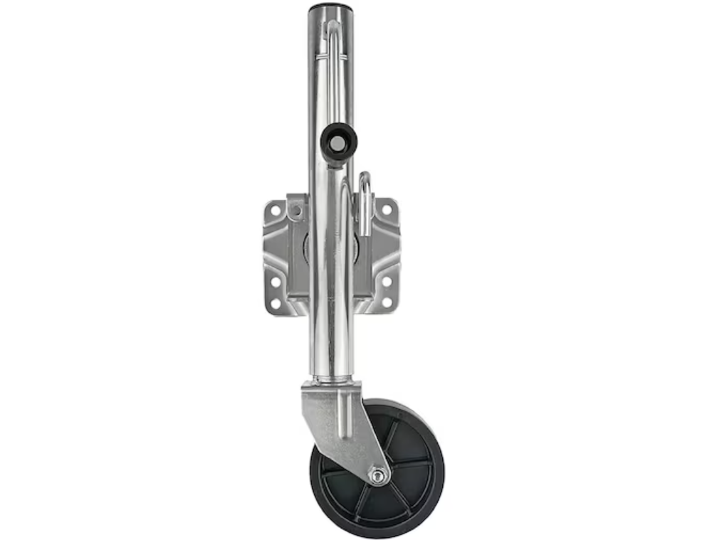 1000 lbs Trailer Jack Swing-Up Zinc Plated Snap Ring Mount