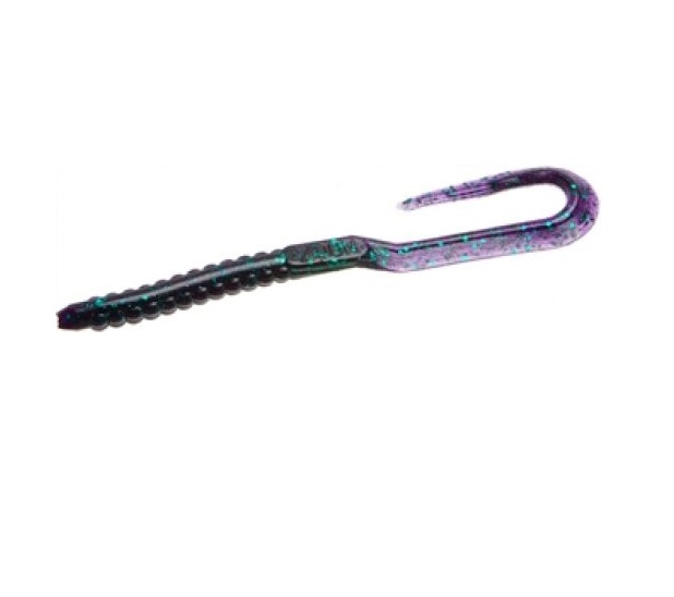 6 in. U-Tale Worm 20BG-Junebug Fishing Lure