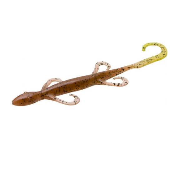 8 in. Magnum Lizard 9BG-Pumpkin Chat Fishing Lure