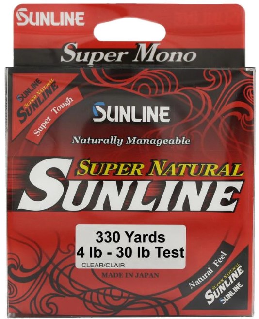 63758740 4 lbs 330 Yards Super Natural Clear Monofilament Line