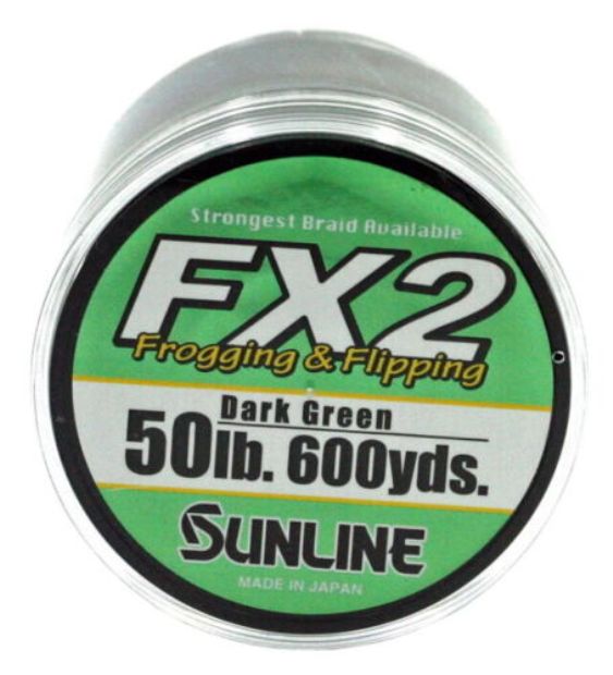 80 lbs x 230 Yard FX2 Braid Fishing Line, Dark Green & Blue