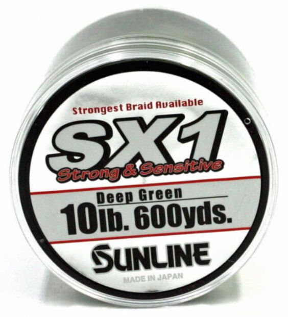 16 lbs x 250 Yard SX1 Deep Green Polyethylene Fishing Line