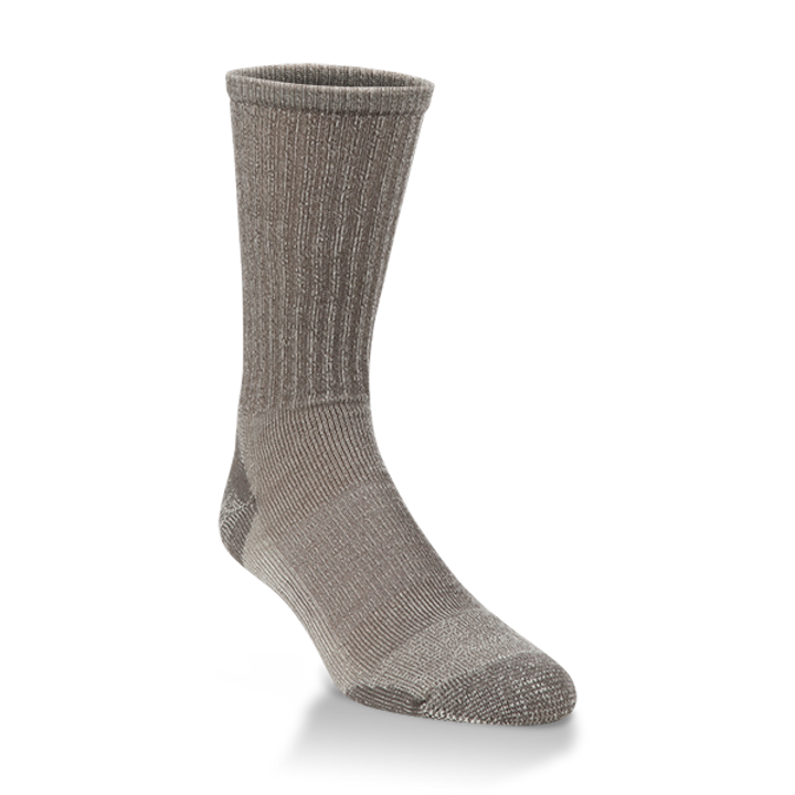 H71674 Large Crew Socks, Brown - Size 9-12