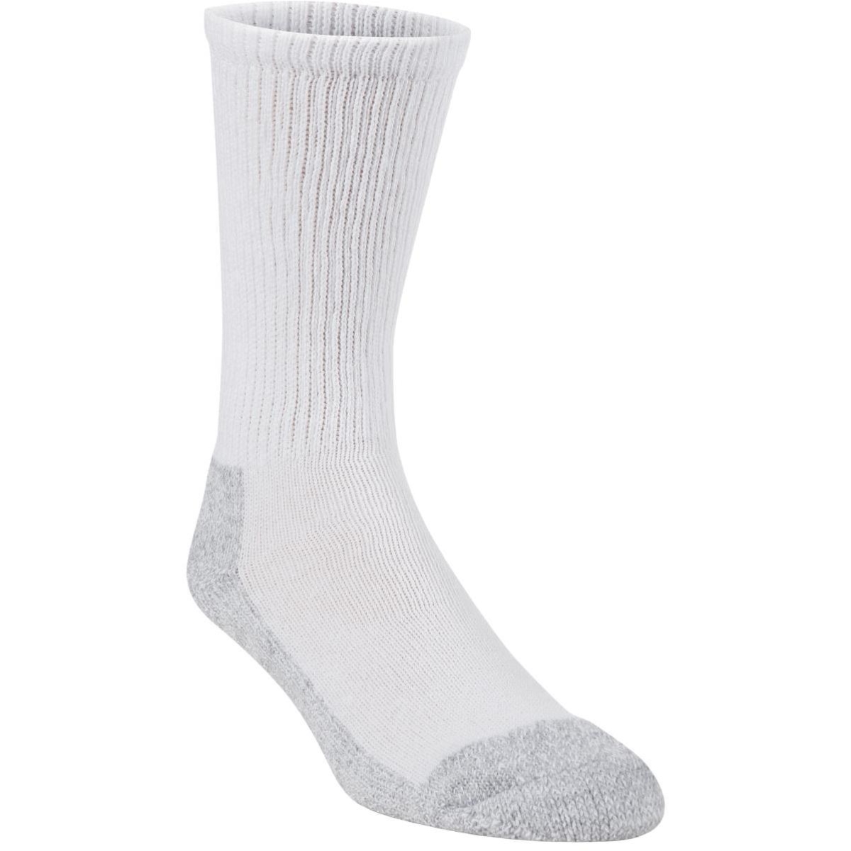 H71702 Work Crew Socks, White - Size 12 Plus