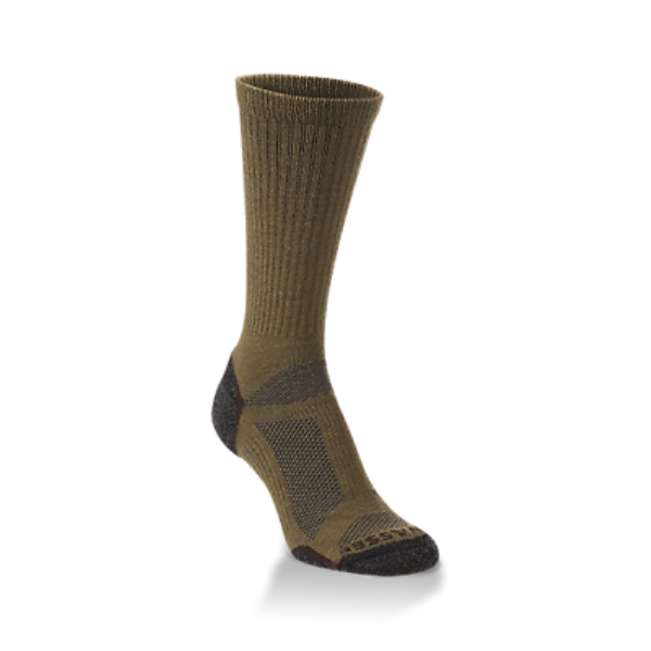H73414 Lightweight Crew Socks, Coyote - Size 12 Plus