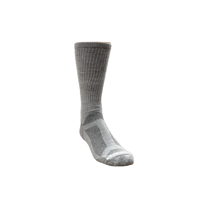 H74829 Lightweight Crew Socks, Grey - Size 9-12