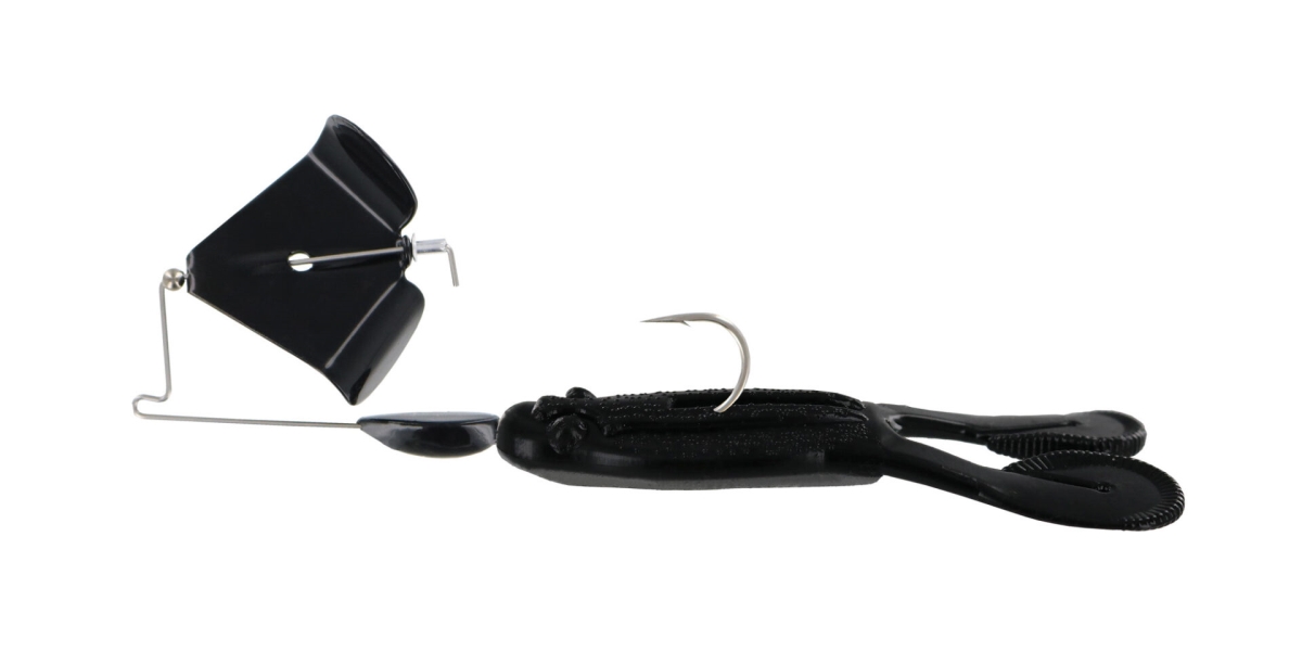 STBUZZ38-02 0.375 oz Black Blade & Toad Tour Toad Buzzbait