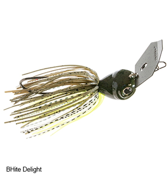 1.25 oz Bhite Delight Jack Hammer Chatterbait