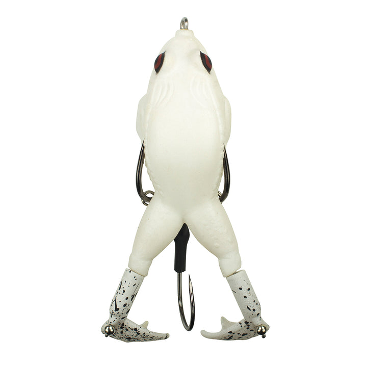 3.5 in. & 0.5 oz Pearl Prop Frog Fishing Lure