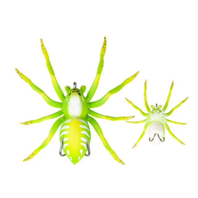 SPIDER03 2 in. & 0.25 oz Leaf Phantom Spider Fishing Lure