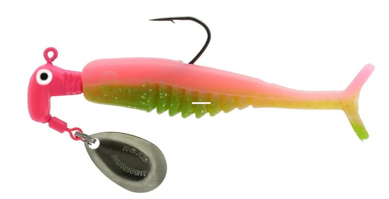 CX3-219 0.125 oz Crappie X-Tractor Lure Hook, Electric Chicken