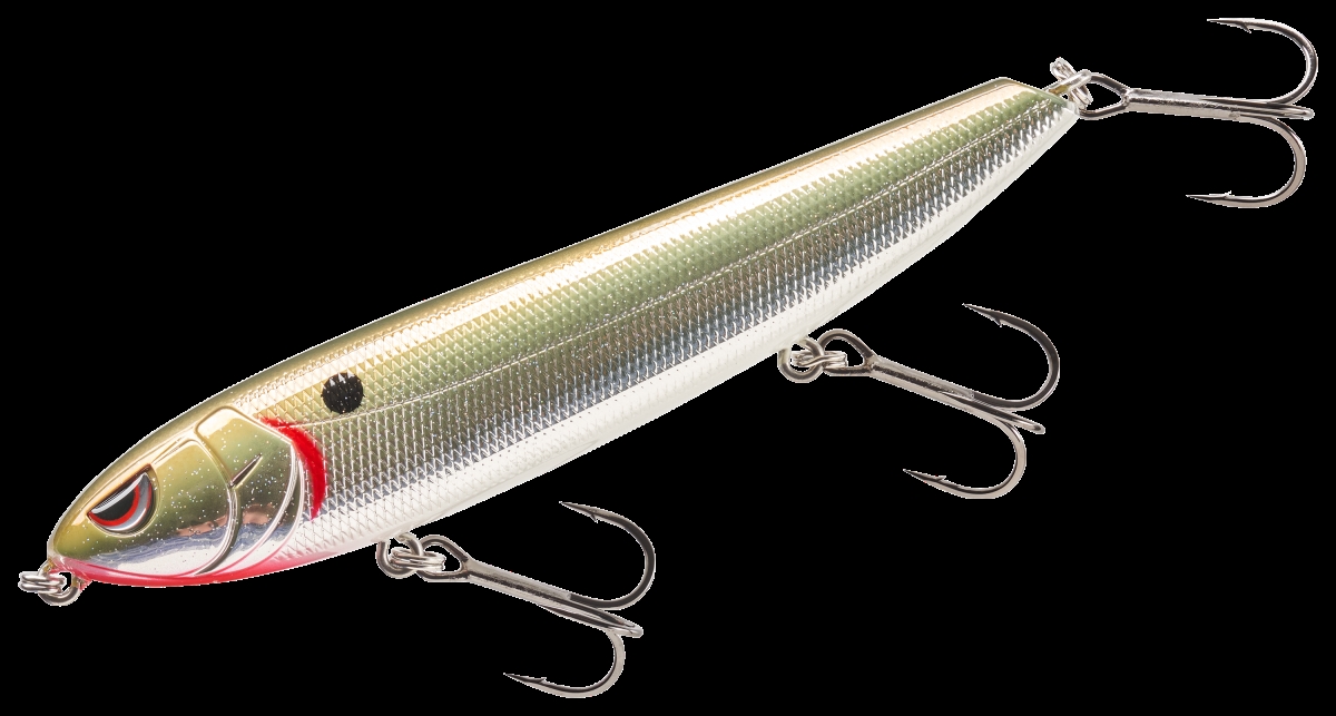 SEWKH125CRO Walking Haint 125 Lures, Chrome Olive