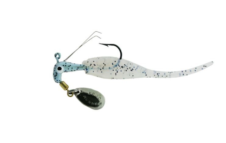 SR3-203 0.125 oz No.1  Slab Runner Weedless Baby Shad Hook, Monkey Milk