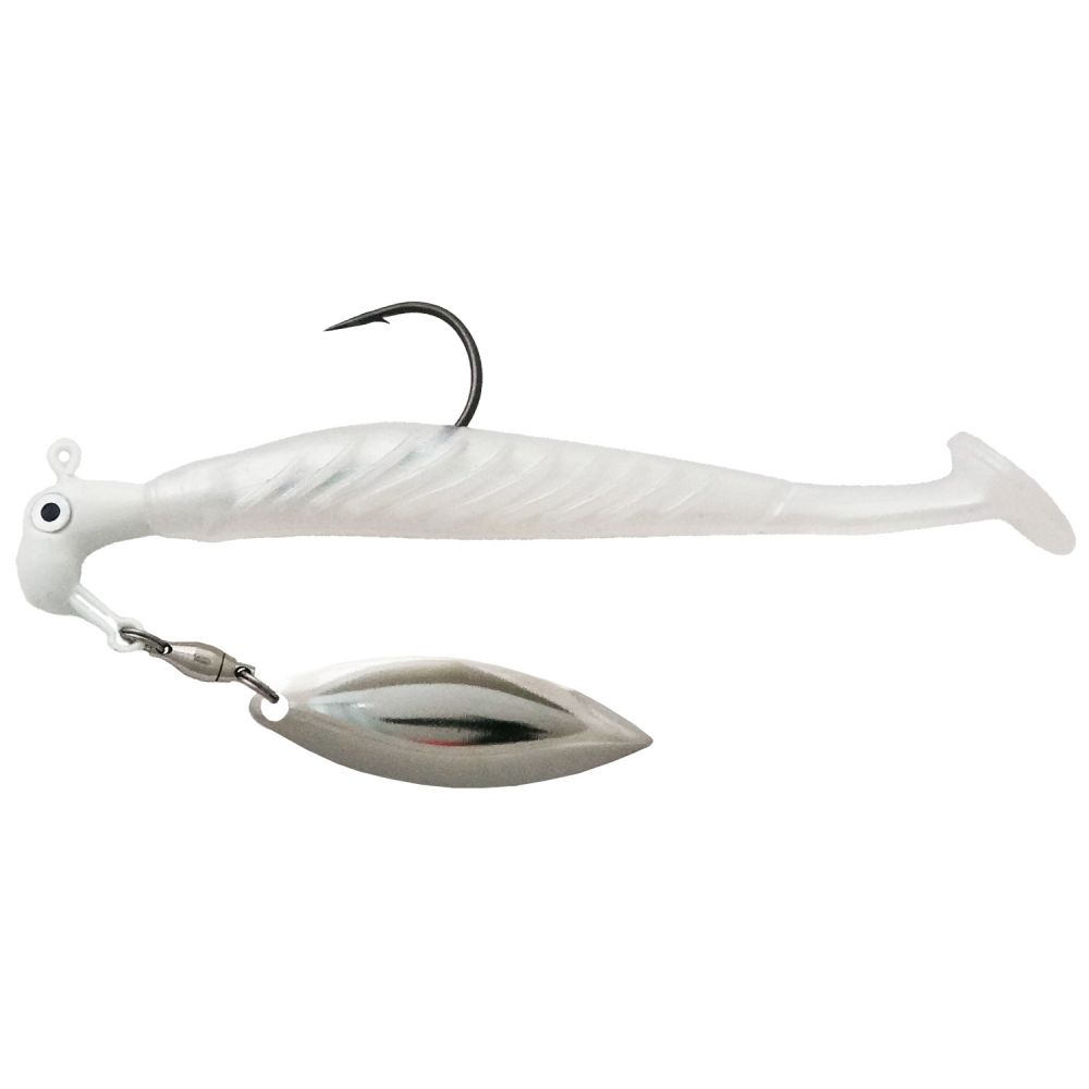 YR38-383 0.375 oz  Yum Runner Underspin, Pearl White