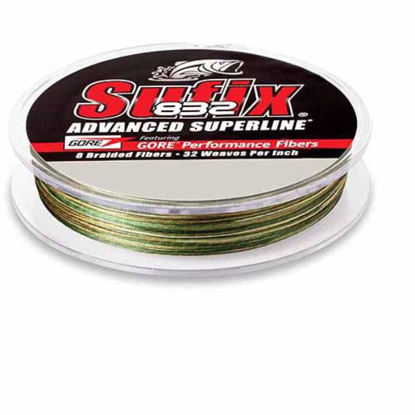 660-080CA 80 lbs & 150 Yard Sufix 832 Camo Braid