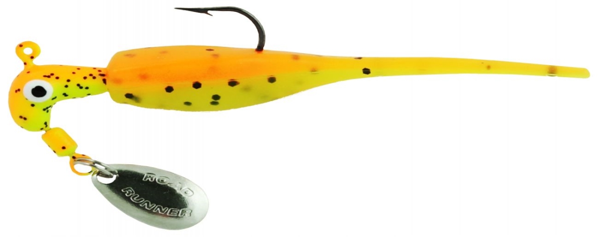 SR2-195 0.5 oz  Slab with Baby Shad No.2 Hook, Cajun Cricket