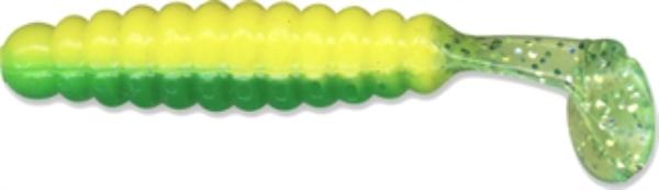 CSGF2 1.5 in. 15BG Crappie Grub Lures, Purple & Pink