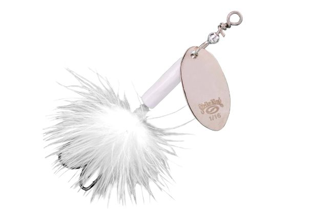 BSPN14-204 0.25 oz Bitsy Spinner Lures, White