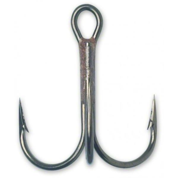 9649BZ2PP VMC Round Bend Treble Hook, Bronze - No.2
