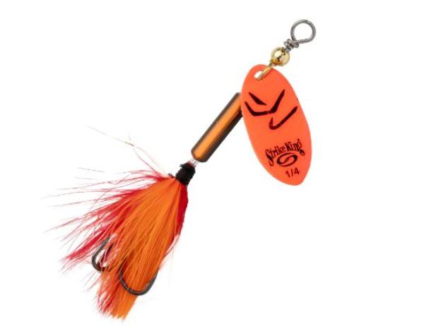 BSPN116-900 0.062 oz Bitsy Spinner Lures, Fire Craw
