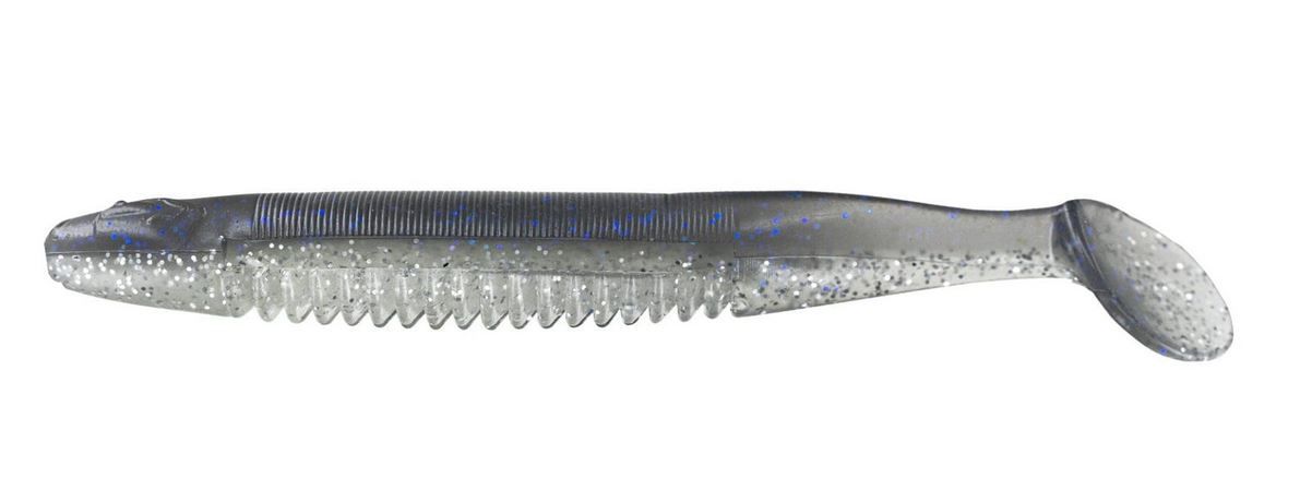 BBB-CTHMP3520 3.5 in. Cane Thumper Lures, Smoky Ghost - Pack of 8