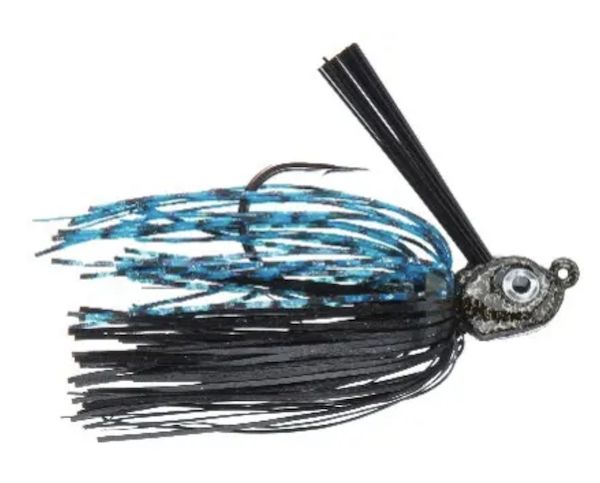 BEL-RLJBB14 0.25 oz Russ Lane Pitch N Skip Jig, Black & Blue