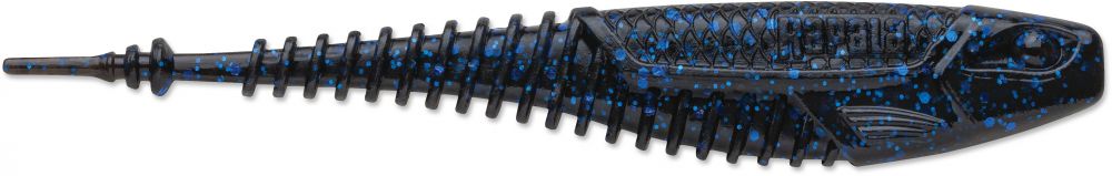 CCFLD4BKB Crushcity Freeloader 4 Lures, Black & Blue Flake