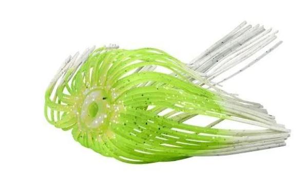 WESK02 We Skirt Replacement Fishing Lures, White Chartreuse