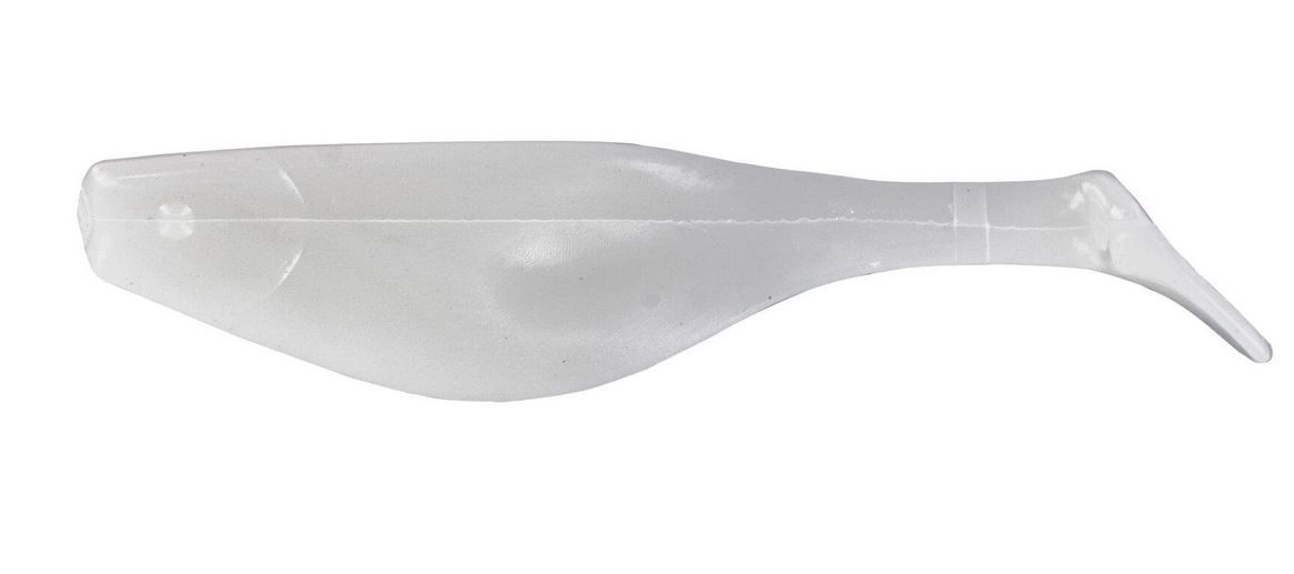 BBB-SH311 3 in. Shad Lures, White - Pack of 10