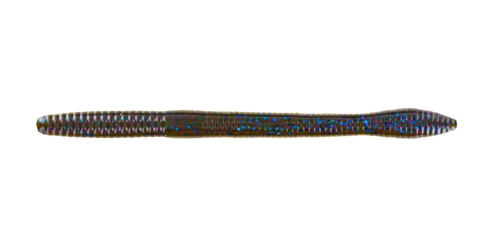 BBB-MAGFW6-04 Straight 6 Magic Worm Lures, Tilapia - Pack of 7