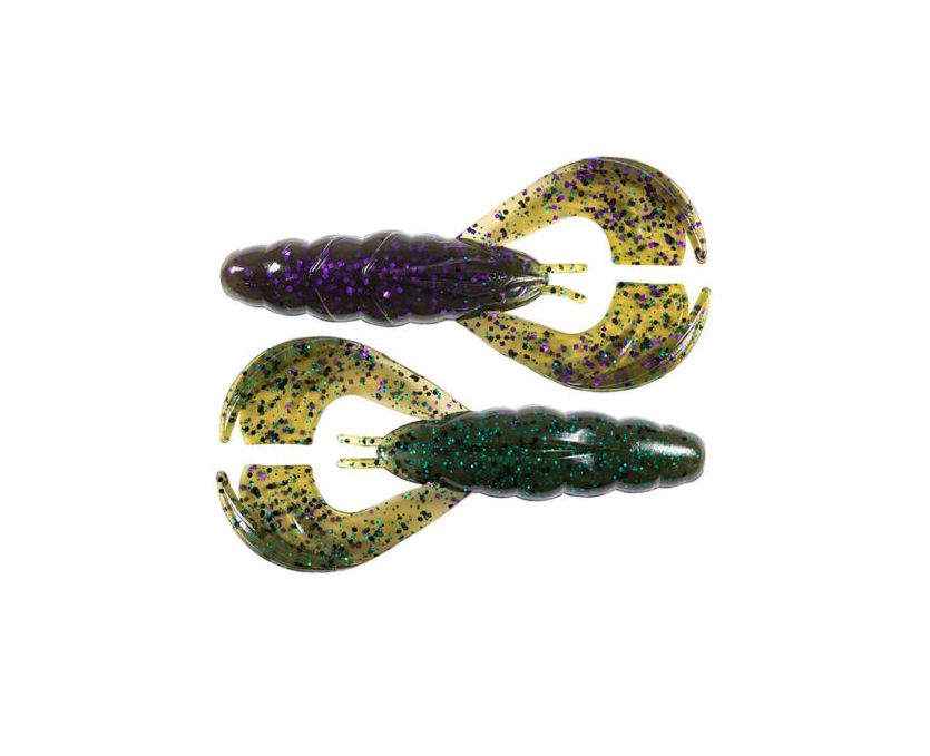 HCR-298PK3 3.75 in. Hella Crawz Lures, Sprayed Grass - Pack of 3