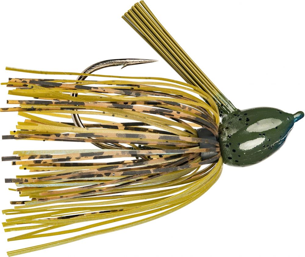 HAFFJ38-108 0.375 oz Ha Fluoro Flip Jig Lures, Blue Craw