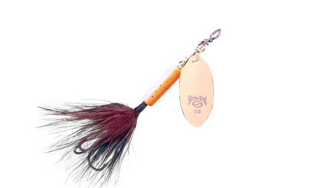 BSPN18-563 0.125 oz Bitsy Spinner Lures, Rootbeer