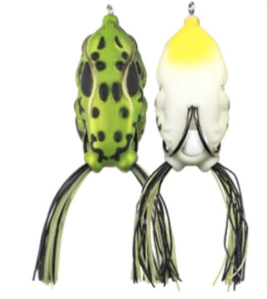 CPTF01 2.25 in. Compact Frog Lures, Green Tea