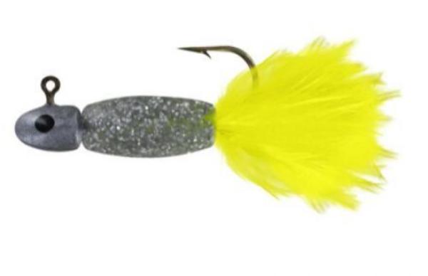 BBB15LINDJ104 1.5 in. Lindner Panfish Special Lures, Silver Glitter & Chart Tail
